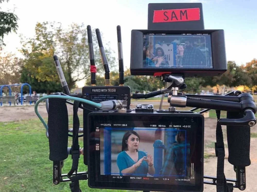 Irina Popa-Erwin appearing in a Showtime docu-comedy series with Romesh Ranganathan