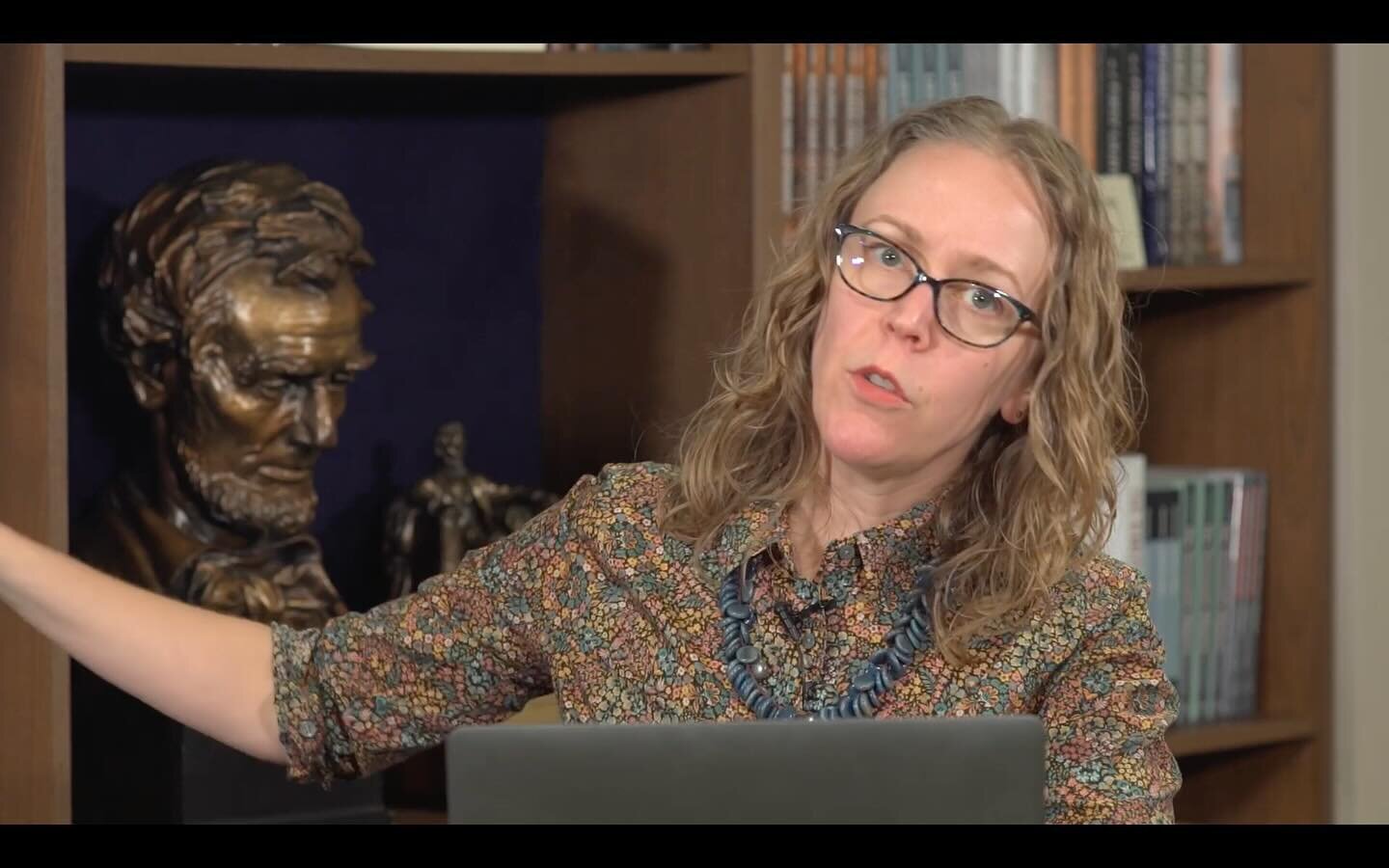 I&rsquo;ve been watching all the lectures I recorded for the @gilderlehrman American Environmental History class as I prepare for a Q&amp;A with students tonight and I realized that Abraham Lincoln bore witness to a lot of wild gesticulating.