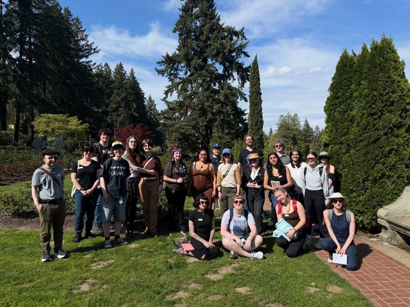After designing and researching my Parks &amp; Portland class for the last two years, it is pure joy to get to spend all day outside sharing what I&rsquo;ve learned with students. Teaching two classes back to back (lecturing outside for 5 hours total
