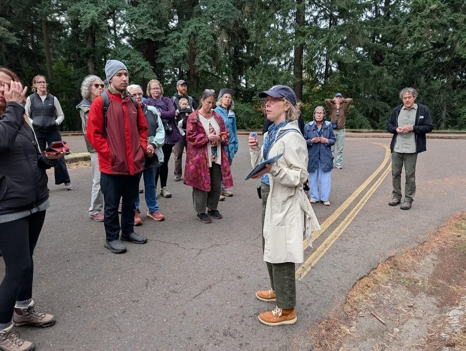 Portlanders show up no matter the weather to hear about park history. Thanks for a great Tabor Day, @tabor_friends! And thanks, @westonruter for the photos!
