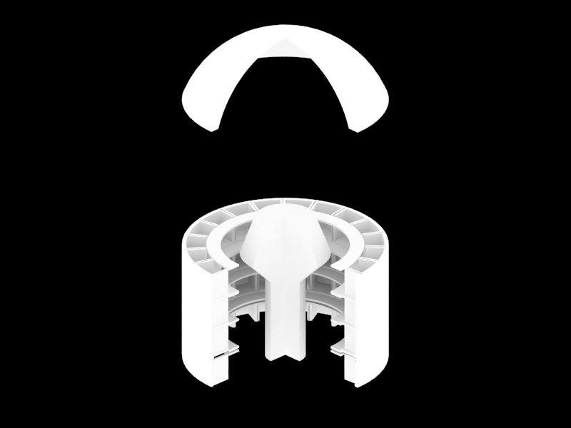 Jeremy Bentham's Panopticon, a design for the perfect prison