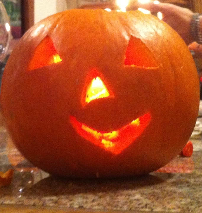 This is a jack o' lantern I made last year. It has nothing to do with this blog post except for it's relationship to Halloween