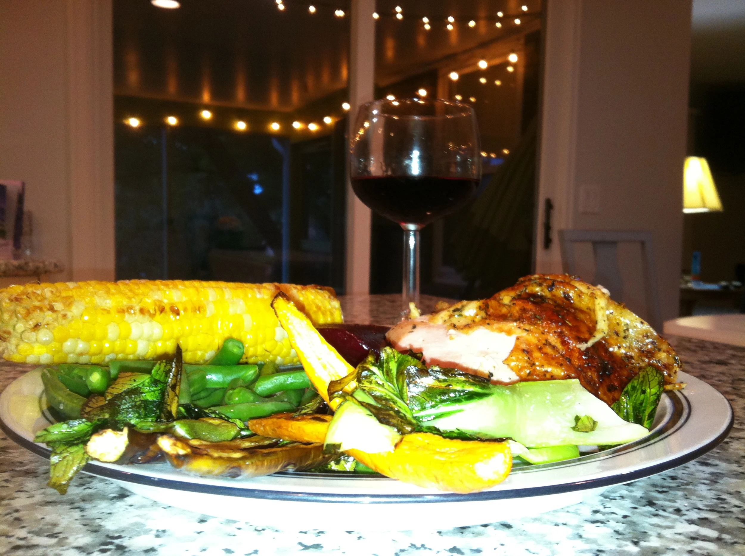 This is some food that I ate one time when I was hungry. 