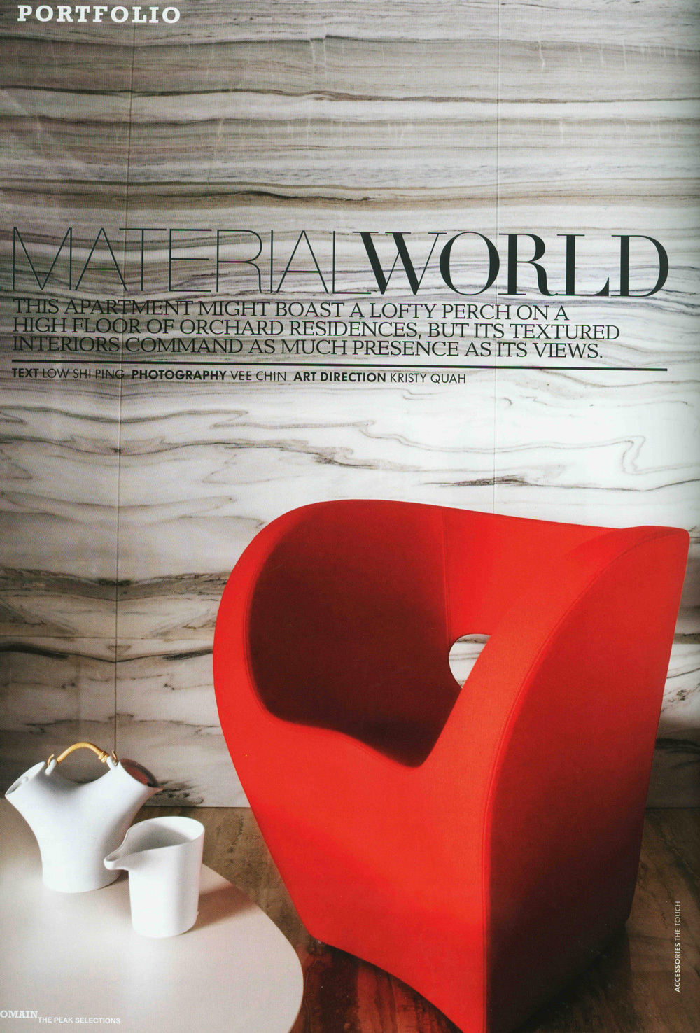 2011 Issue 4 / The Peak Portfolio “Material World” – Ion Orchard Residences