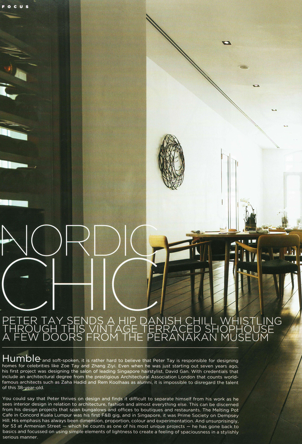2009 Vol 2 / FORM Magazine – “Nordic Chic” 53 Restaurant