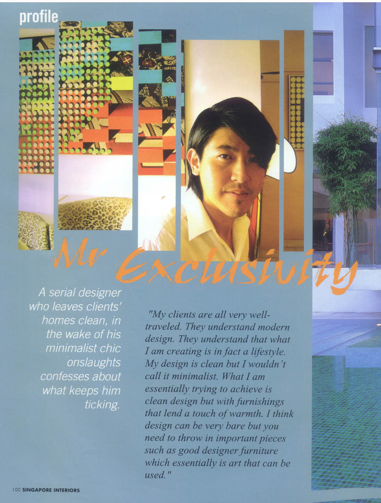 2002, Dec issue / Interiors magazine