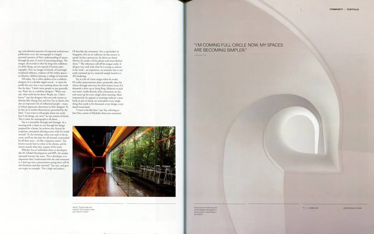 2013 Oct / Cubes Magazine – 'Full Circle'