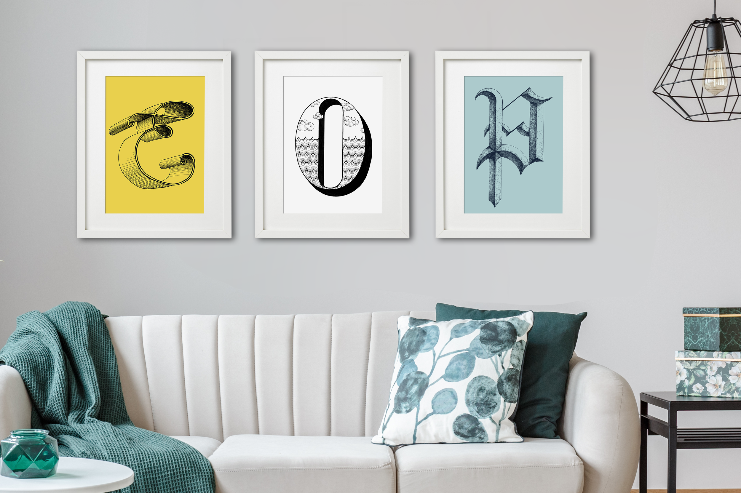 26 Letters: Typographic Wall Art With Personality — Yes Design Shop