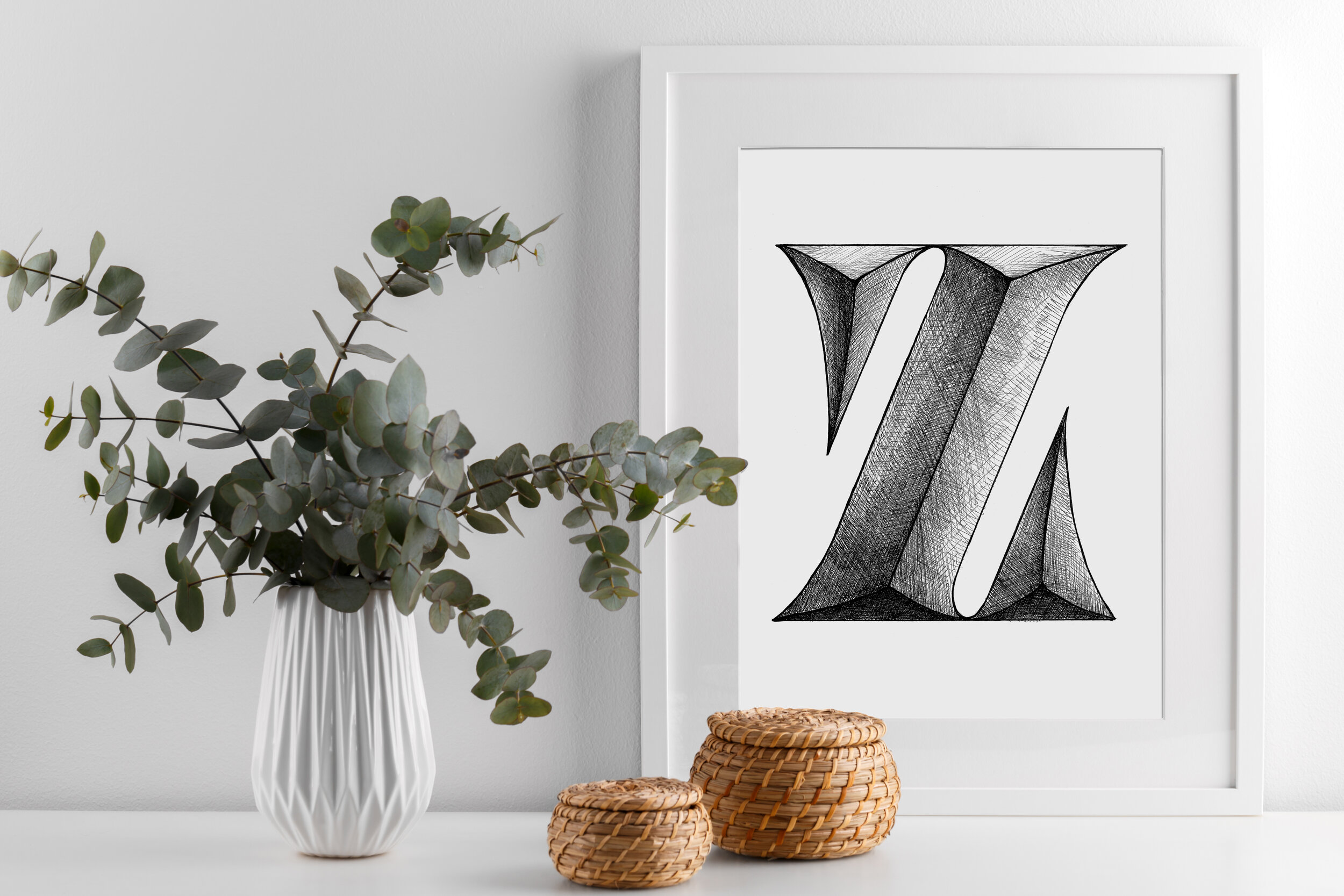 26 Letters: Typographic Wall Art With Personality — Yes Design Shop