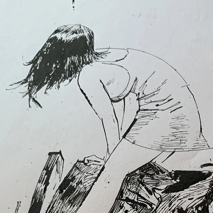 PET RIDER INK ART  / TWO VERSIONS