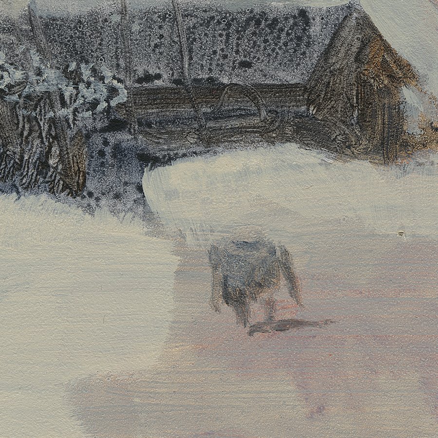 A VERY SMALL BRAMBLE PAINTING