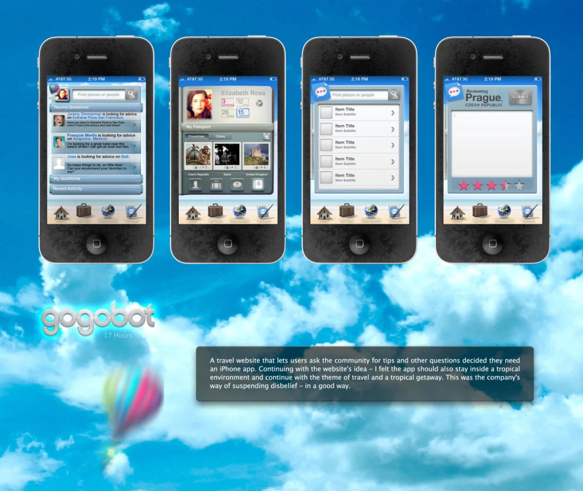 gogobot iOS app