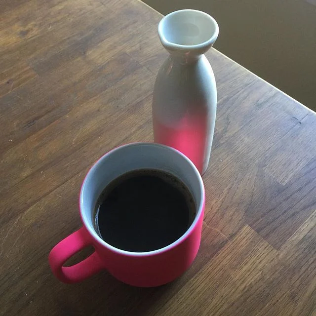 When my better half brews a cup of jo...Black as midnight on a moonless night. #cupofjoe #morningcoffee #coffee #coffeetime #damnfinecoffee #twinpeaks