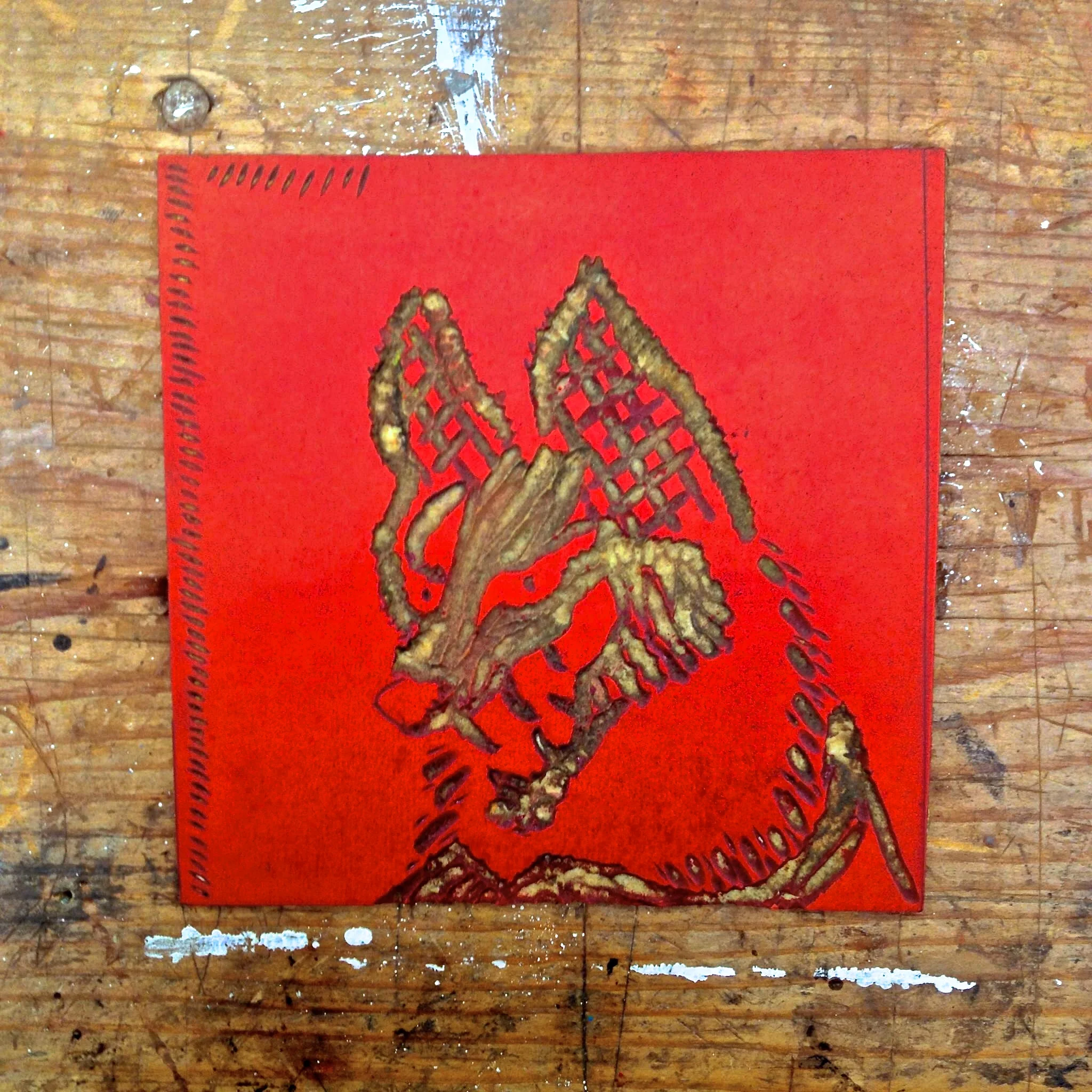 Inked Kitsune Block