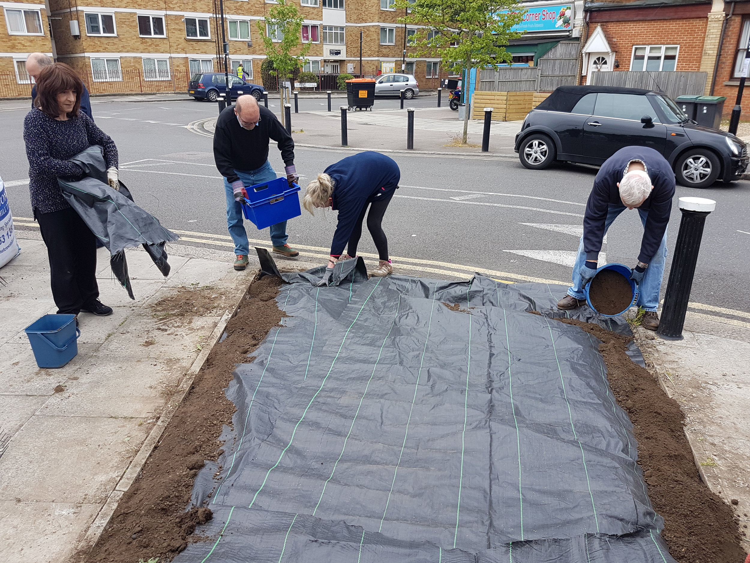 Preparing the ground