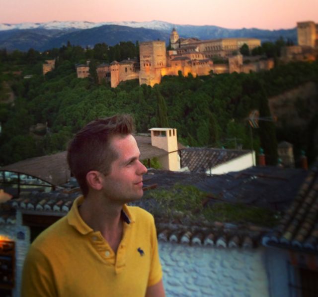 Sunset overlooking the Alhambra in Granada - one of the most beautiful spots in the world!