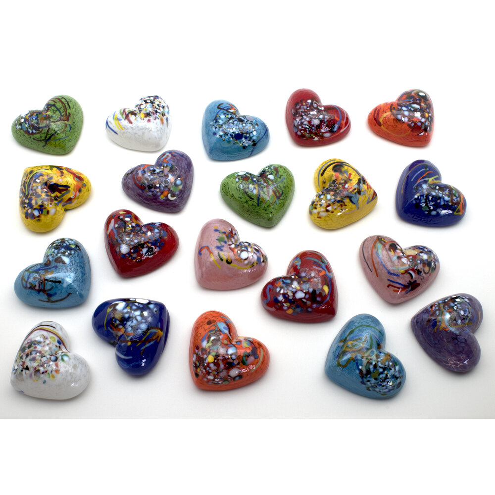 Glass Hearts - 6 Colors – ShopTansy