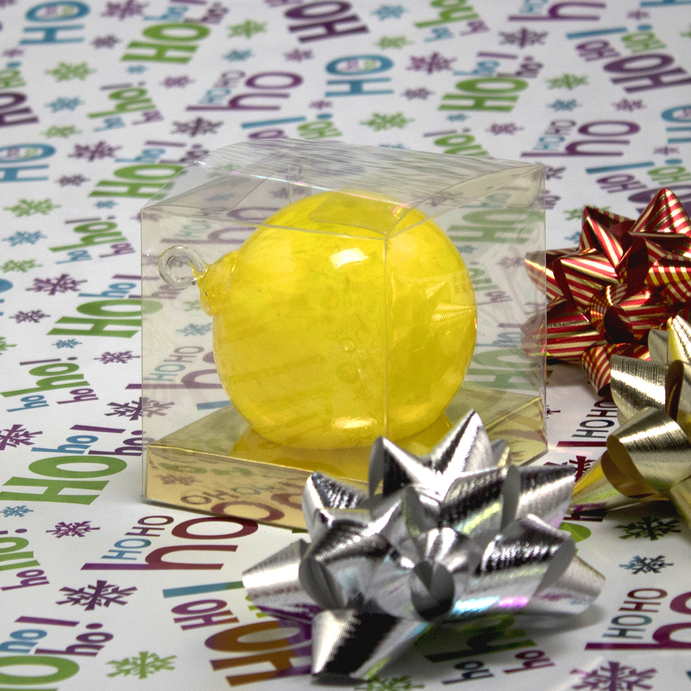 Hand Blown Glass Ornament - Suncatcher - Witches Ball - in “Yellow Solar  Flare” Dehanna Jones , — dehanna jones