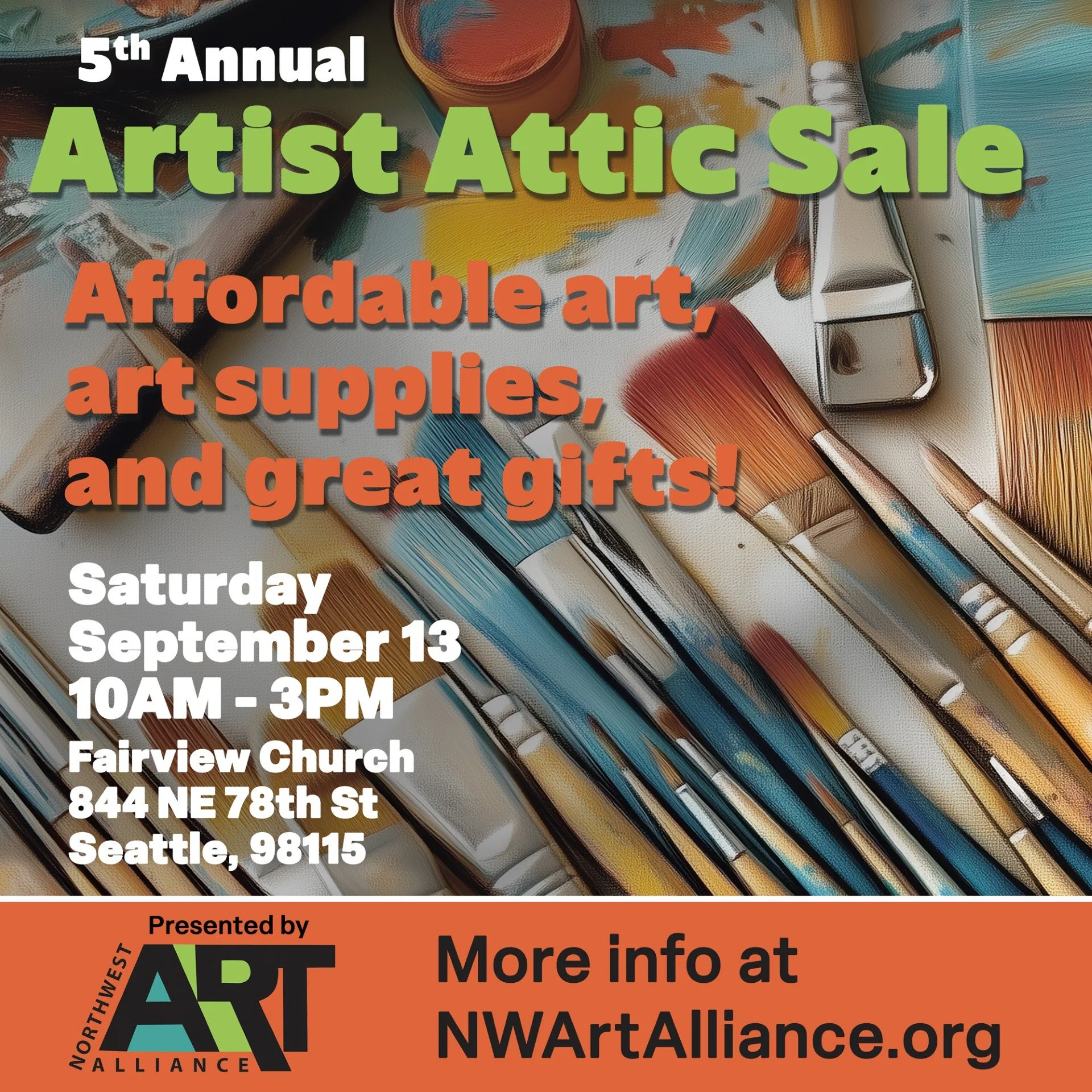 Artist Attic Sale