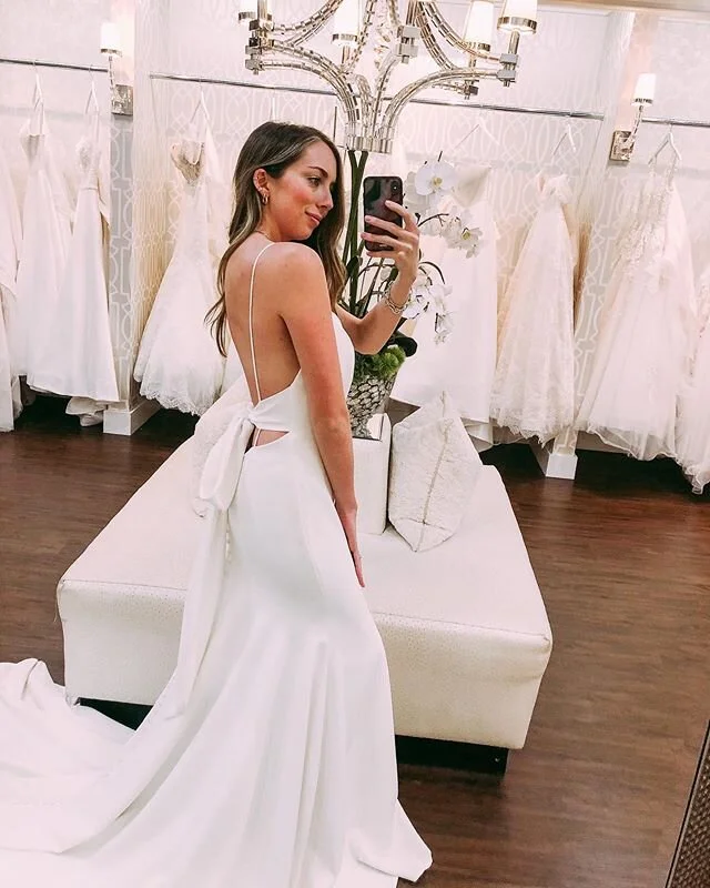 We got a few newbies from @allurebridals this week and we are feeling brand new ✨