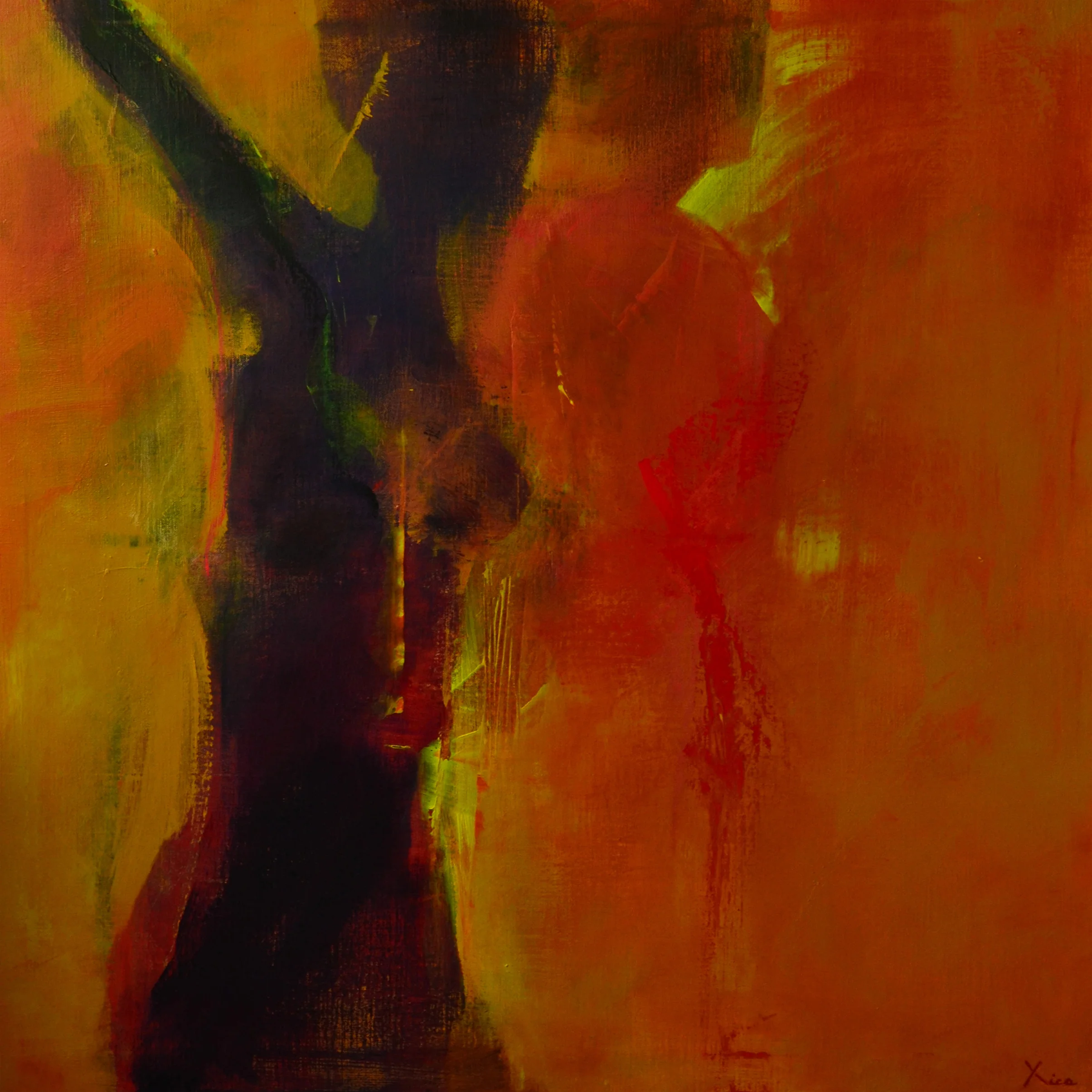 "Alto" Acrylique sur toile 80x80cm
