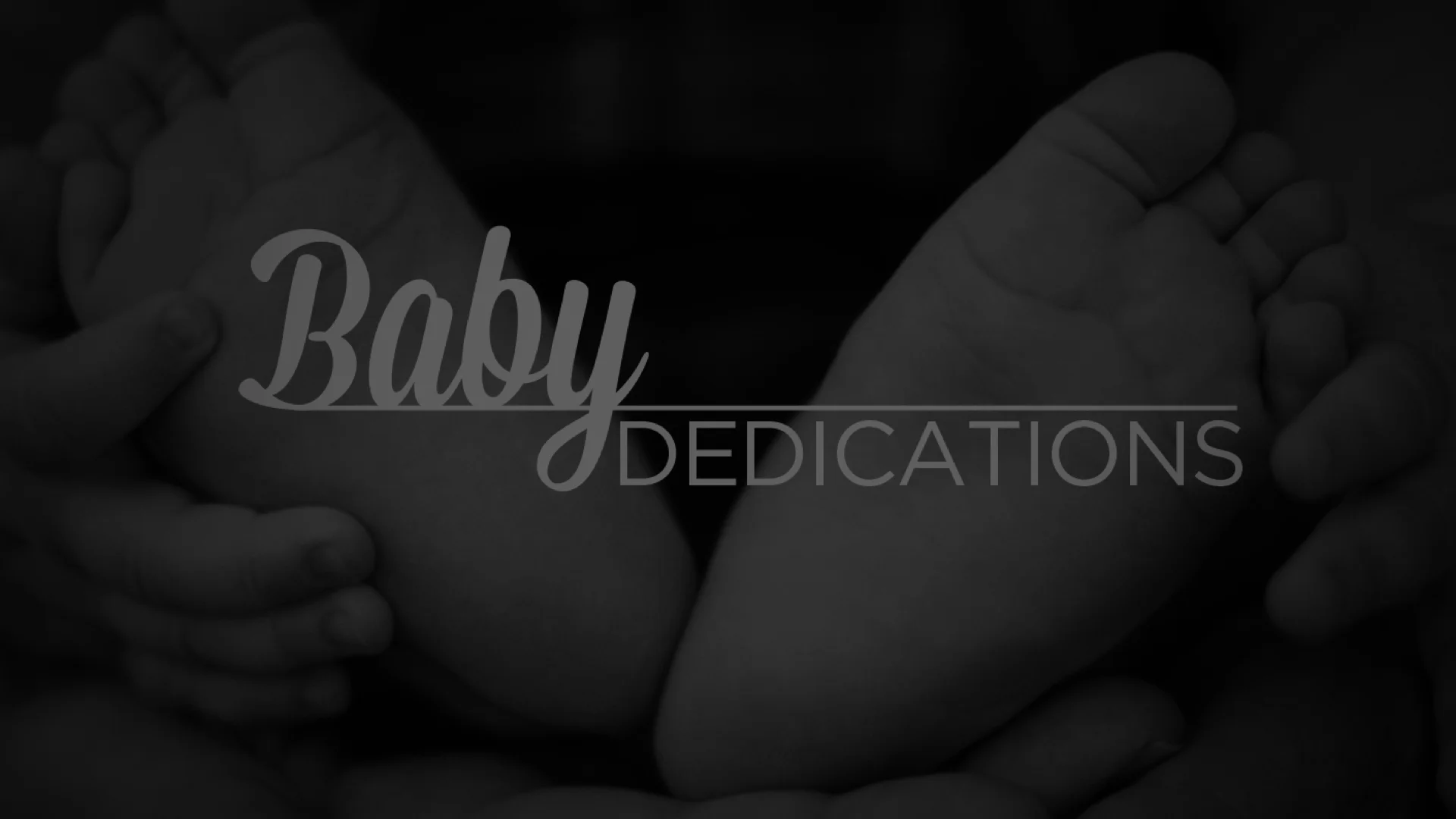 BABY DEDICATION RECAP