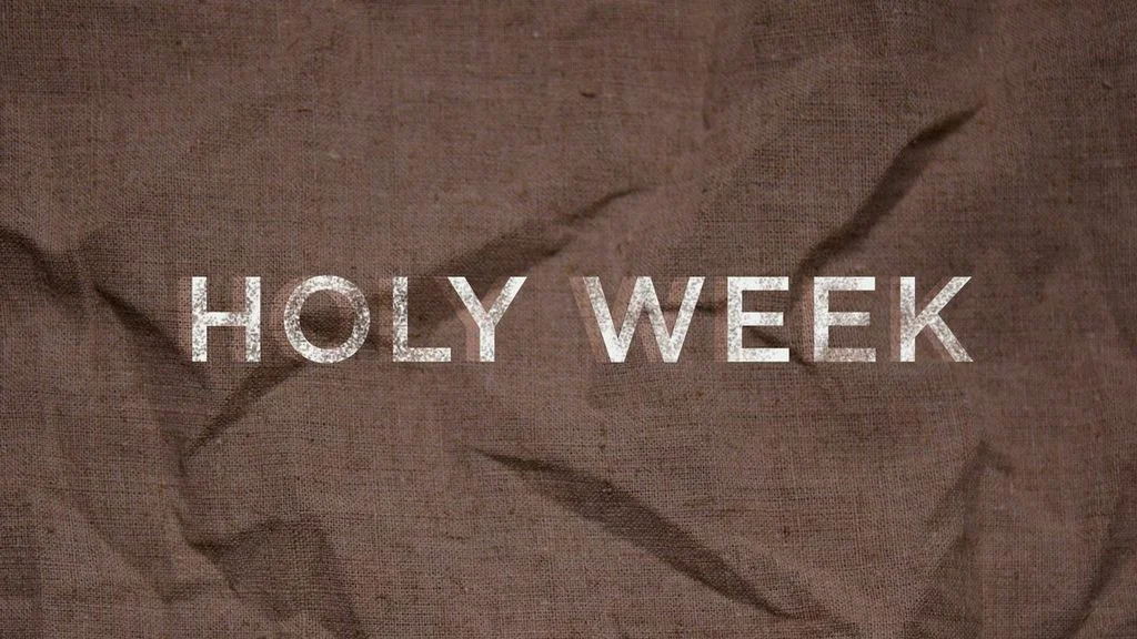 Monday of Holy Week (Intro to the Examen)