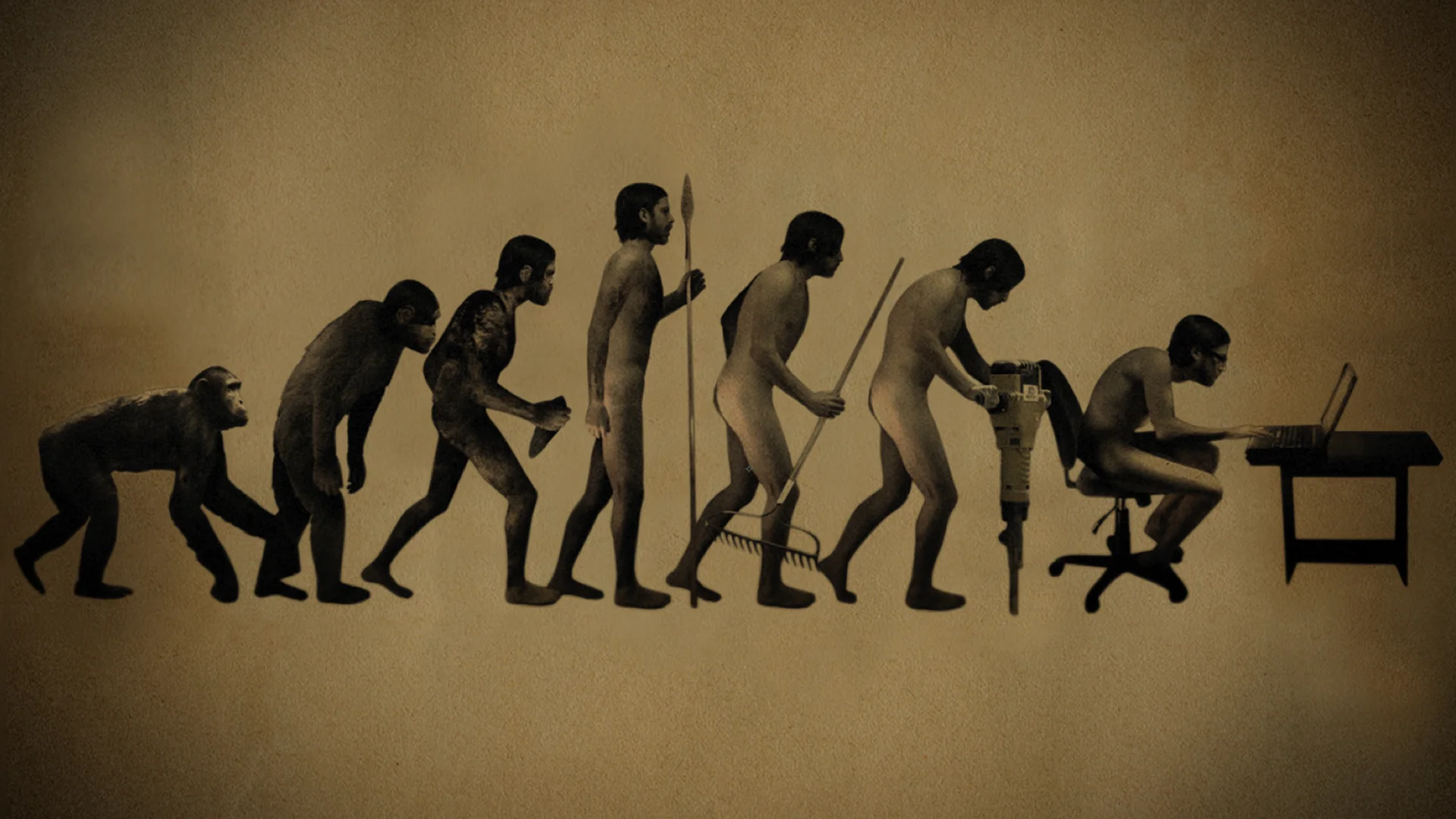THE EVOLUTION OF MANKIND