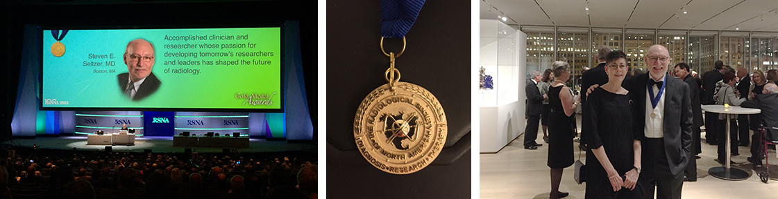My husband, Steven, being honored with a Gold Medal at the RSNA meeting in Chicago, and a wonderful celebration at The Art Institute Of Chicago.