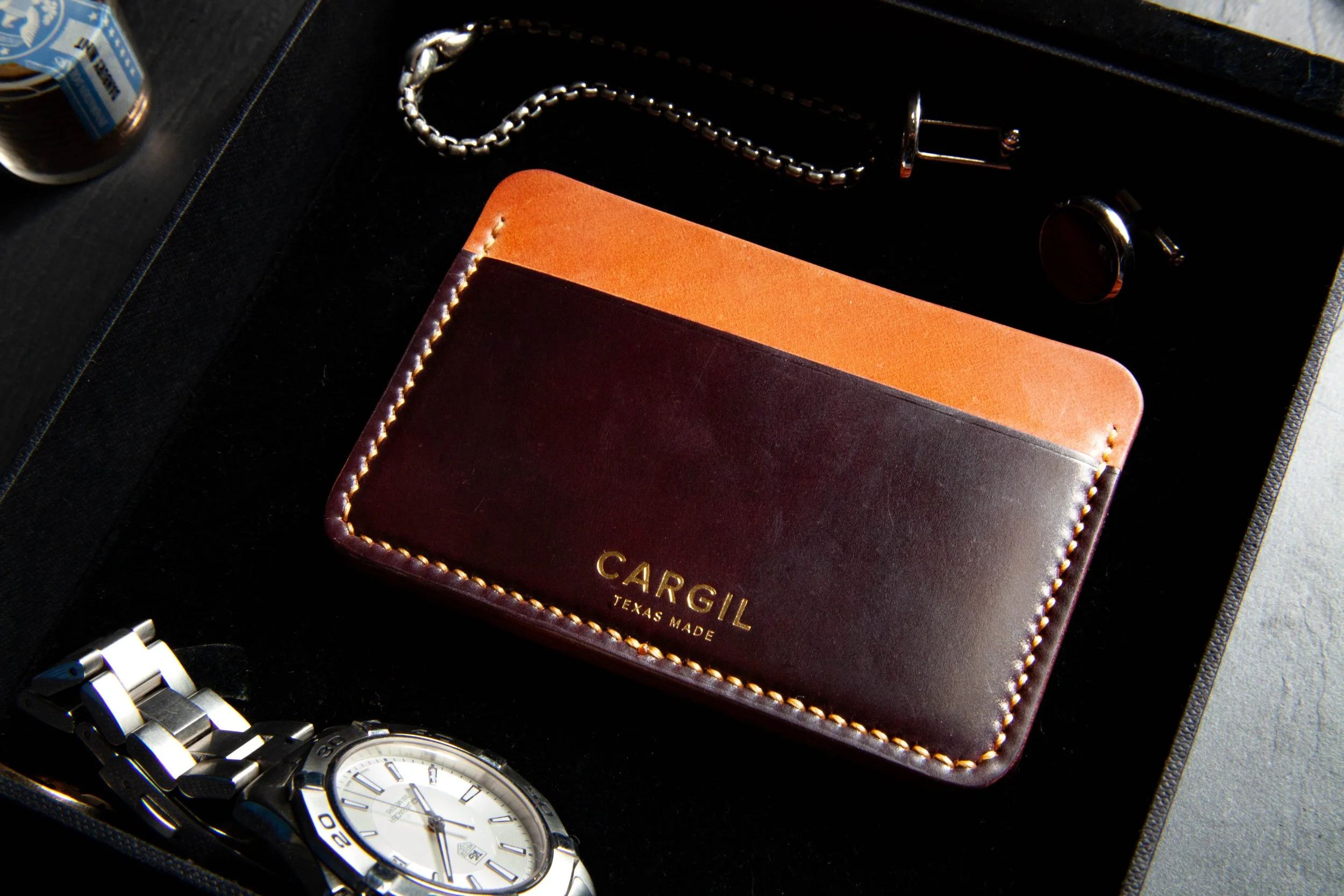 Ogawa shinki Horween rocado shell cordovan leather wallet