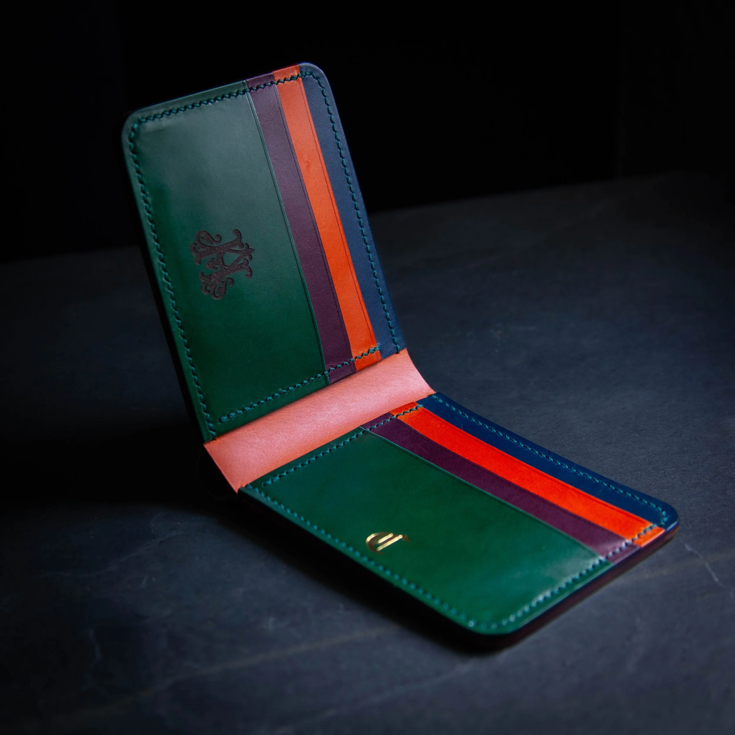 Ogawa shinki Horween rocado shell cordovan leather wallet