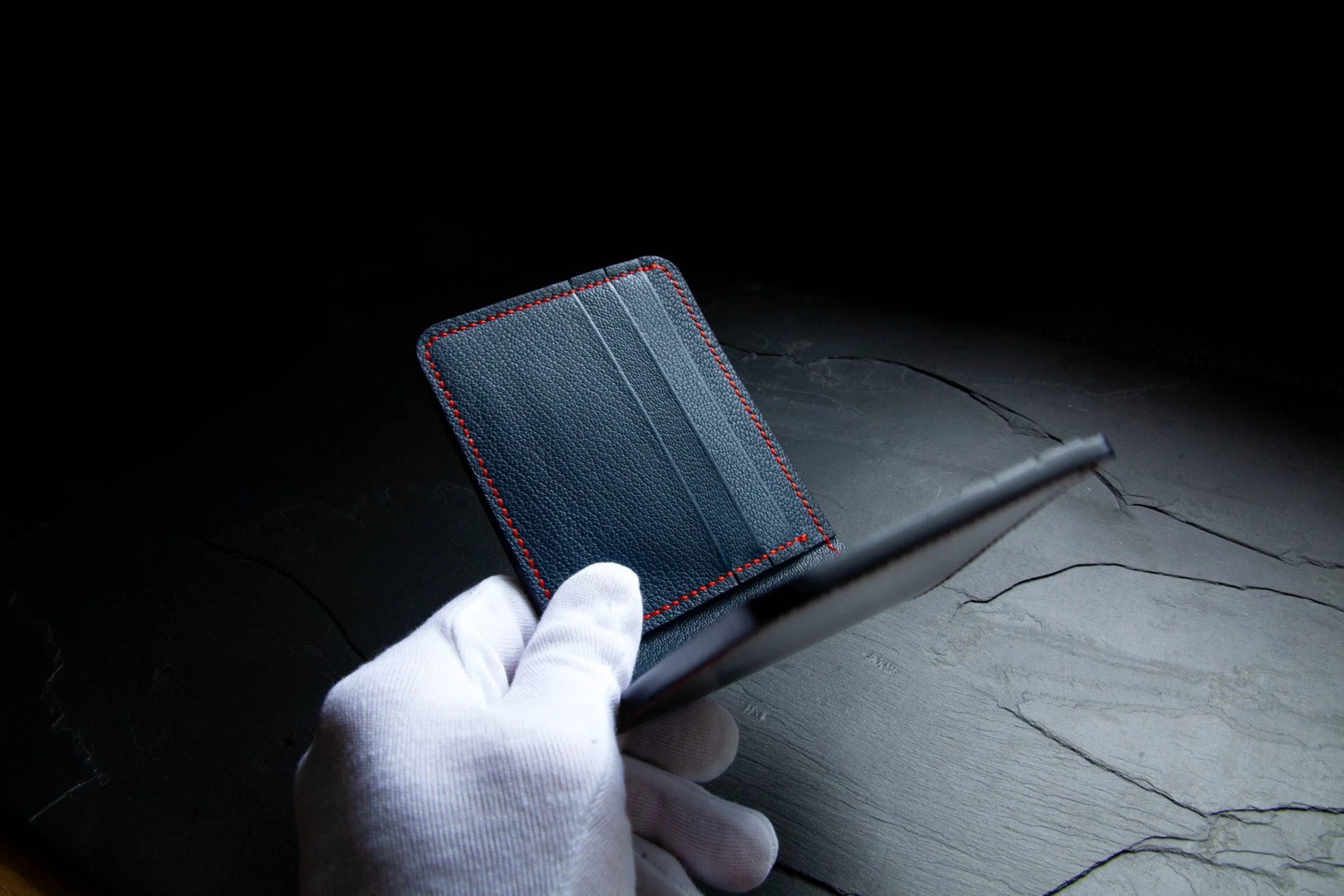 Ogawa shinki Horween rocado shell cordovan leather wallet