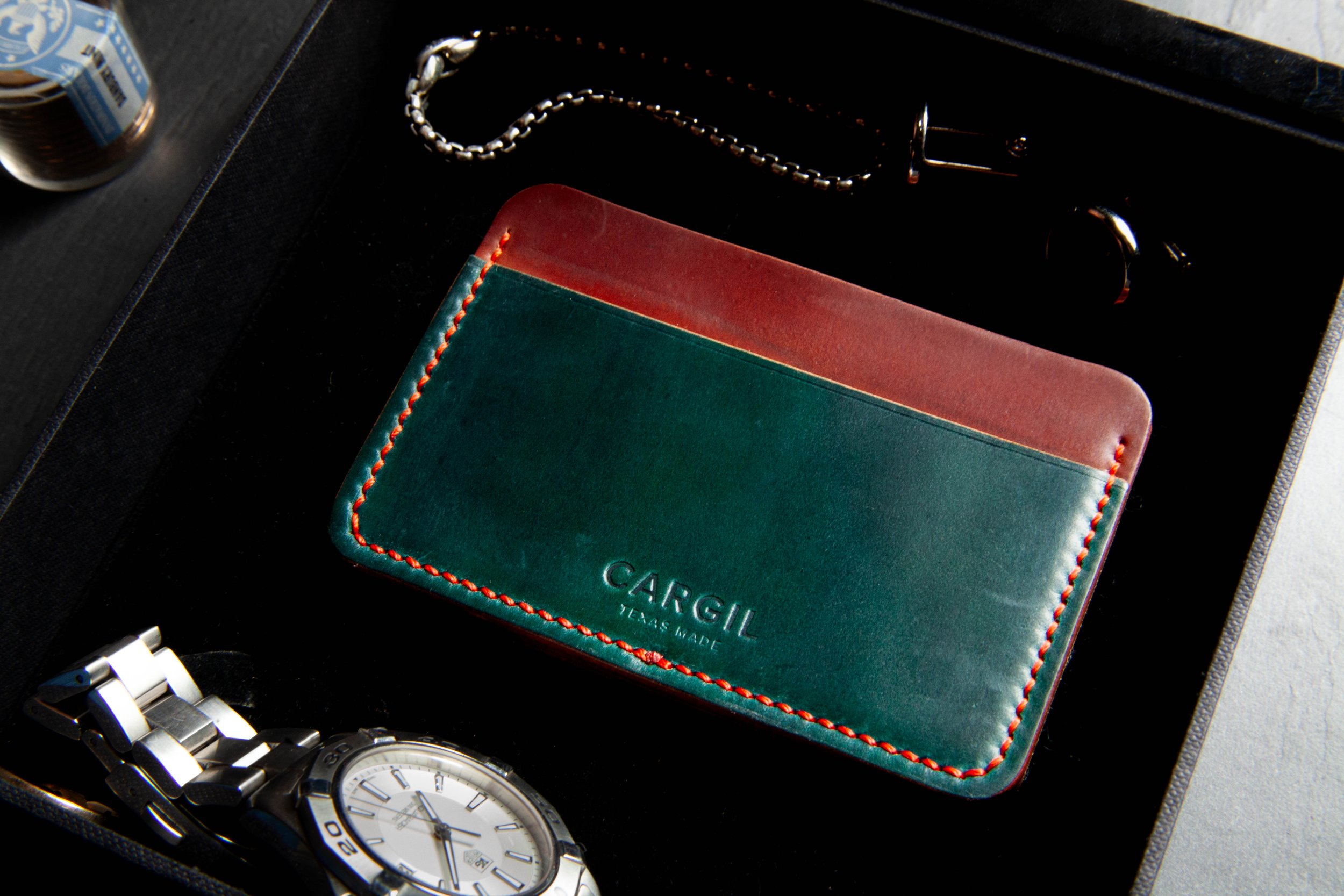 Ogawa shinki Horween rocado shell cordovan leather wallet