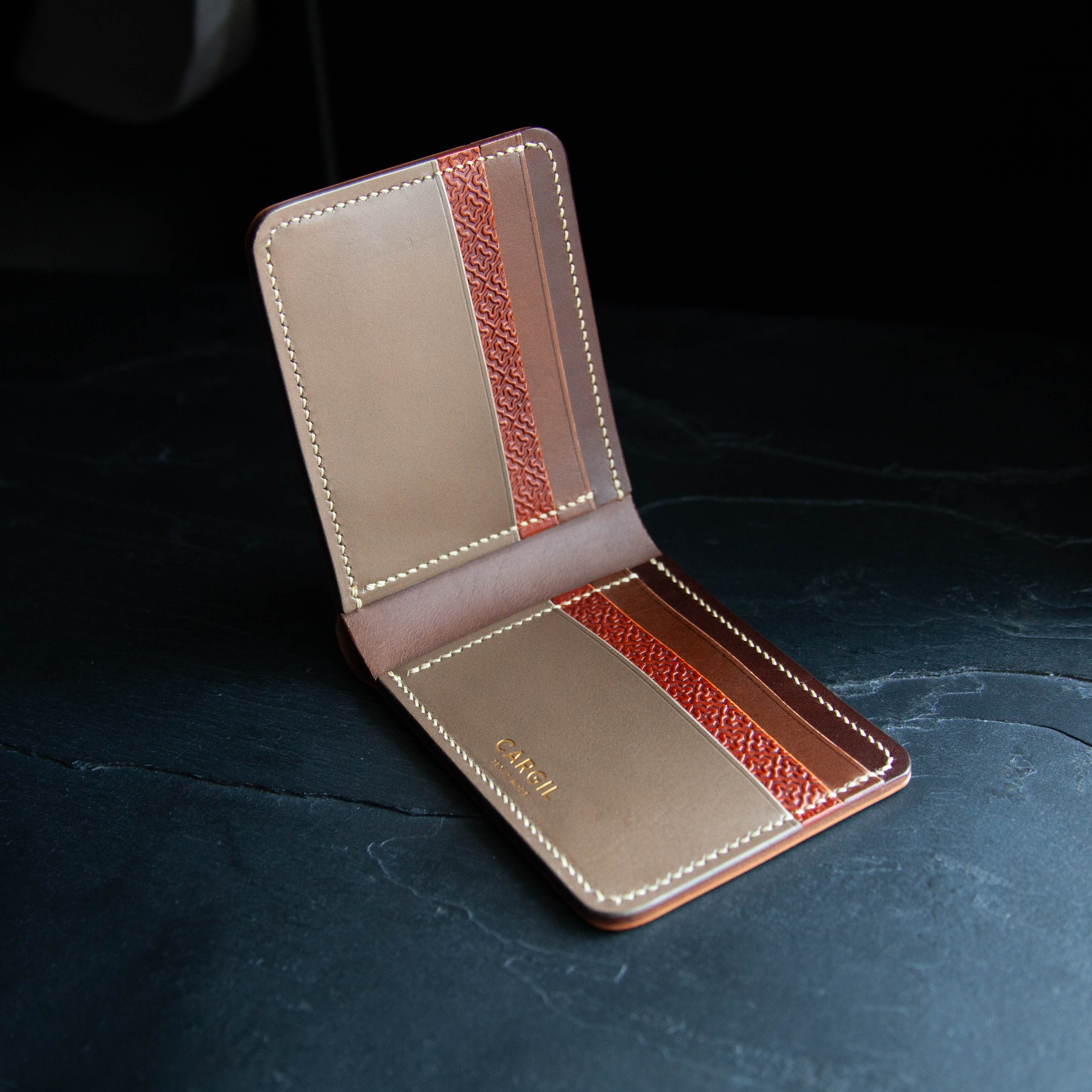 Ogawa shinki Horween rocado shell cordovan leather wallet