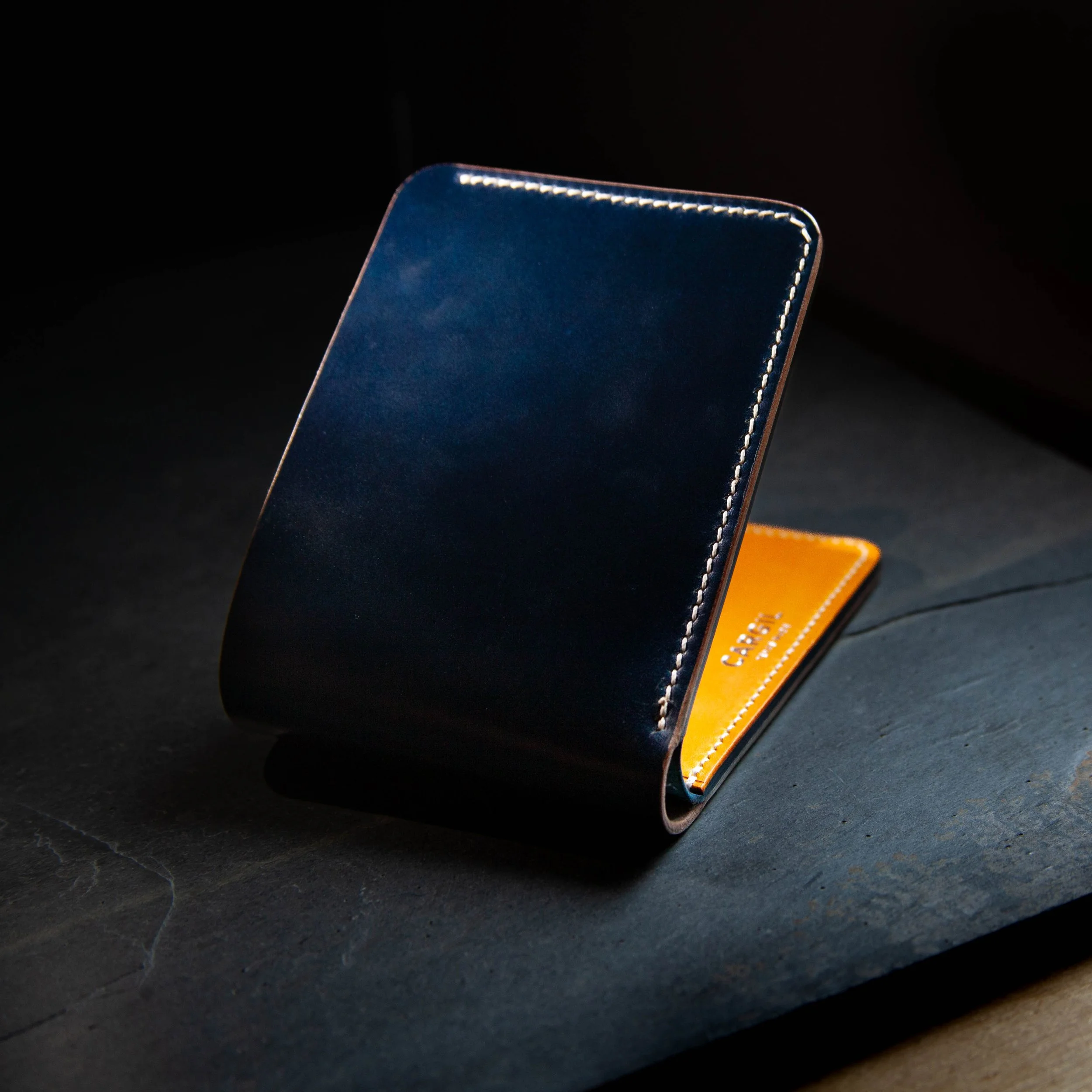 Ogawa shinki Horween rocado shell cordovan leather wallet