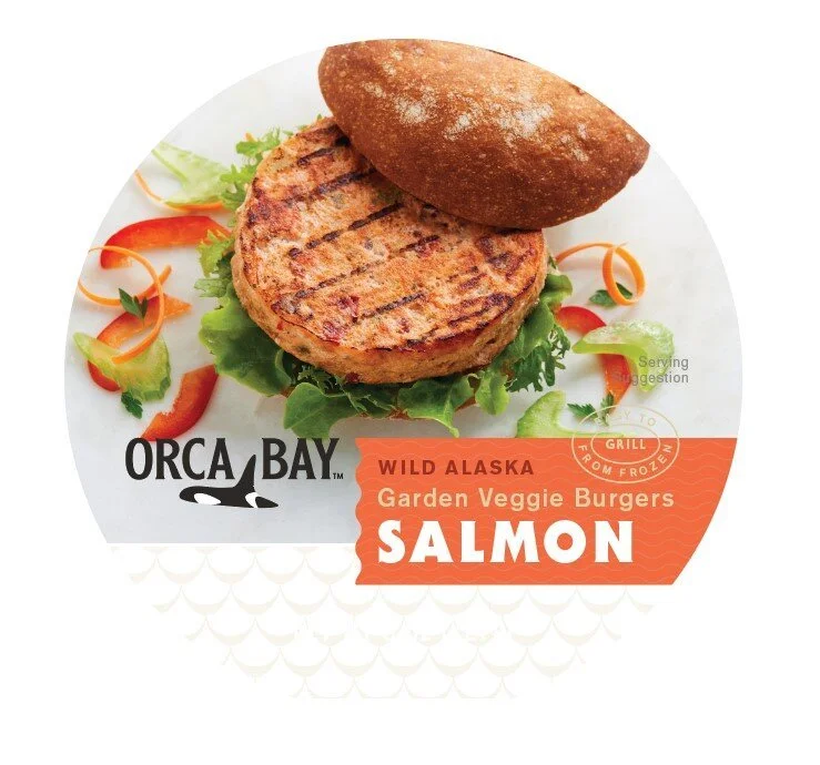 Alaskan Garden Veggie Salmon Burgers 
