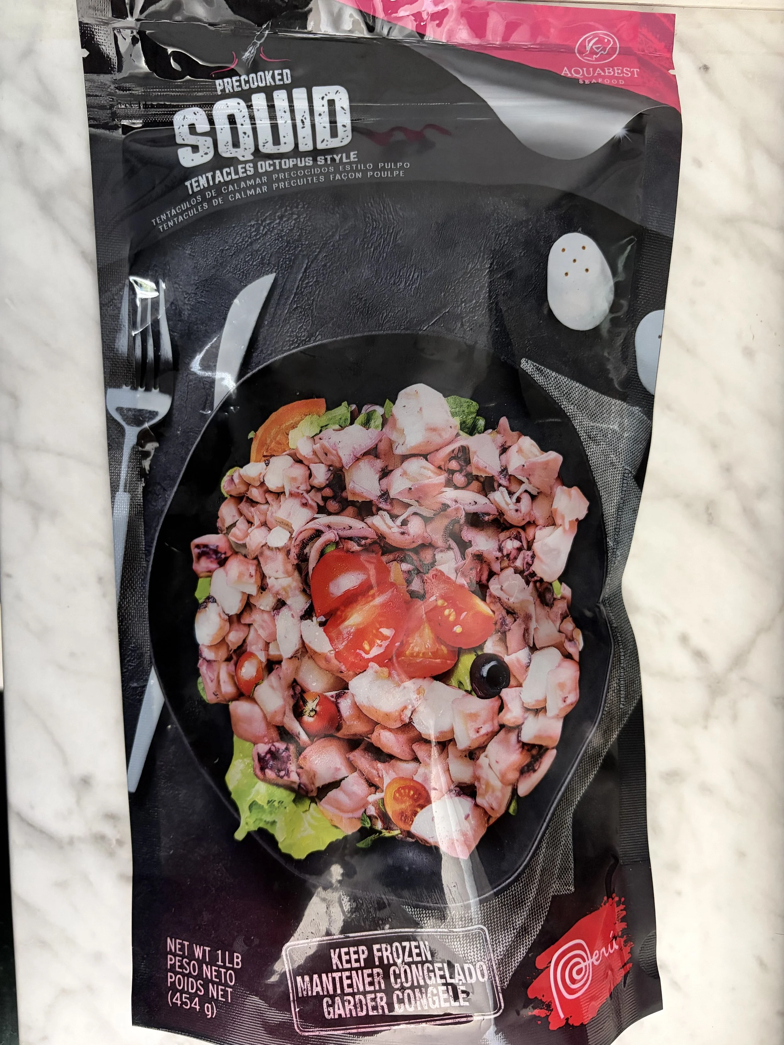 Pre-cooked Squid Legs