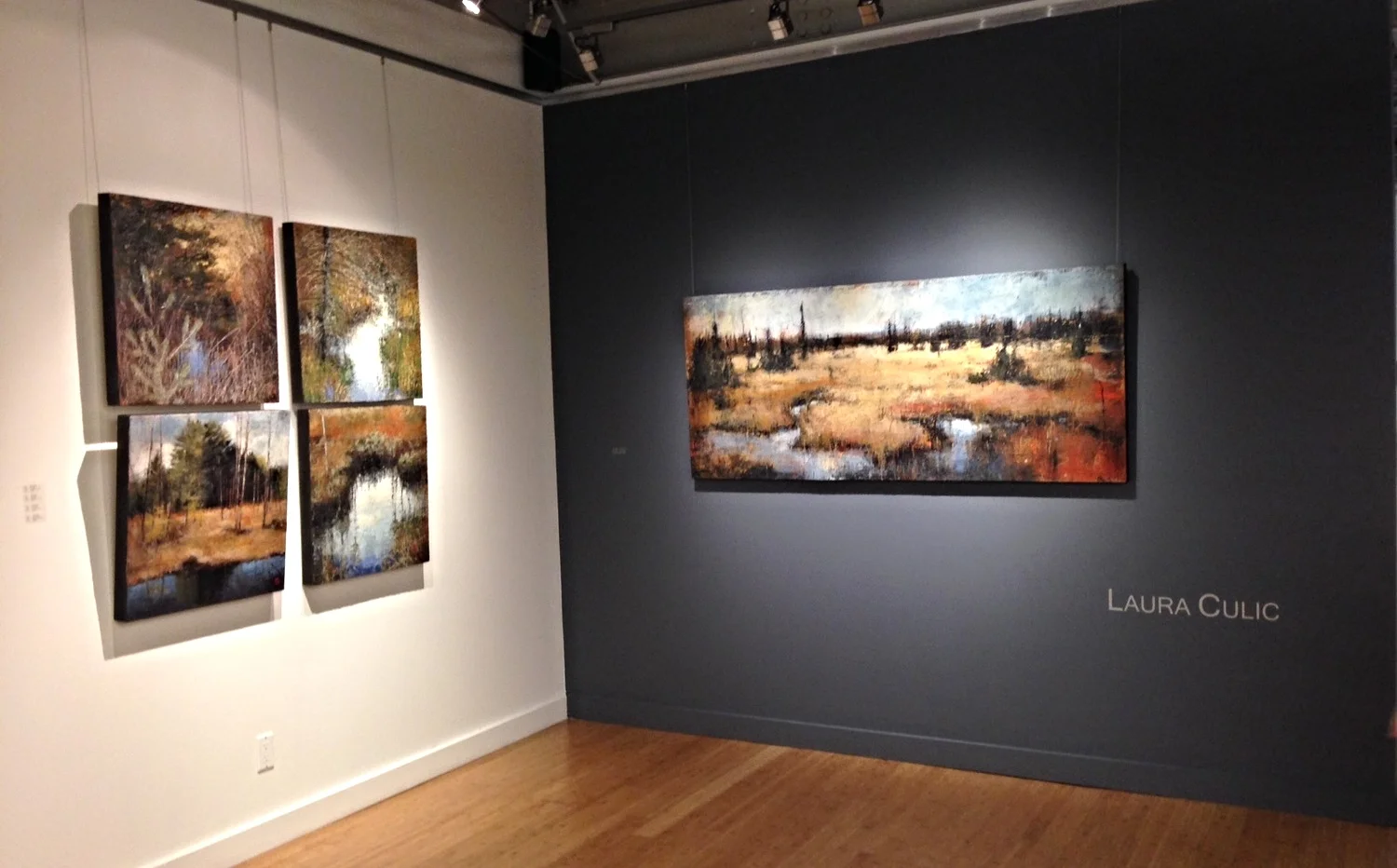 Sample of works by Laura Culic featured last Fall in the exhibition Back Country