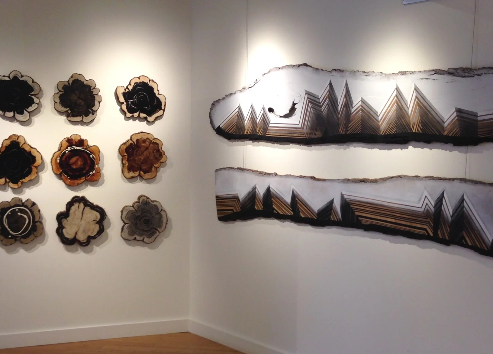 Julia Mori's storm damaged trees were featured in Natural Geometry during Westfest 2014