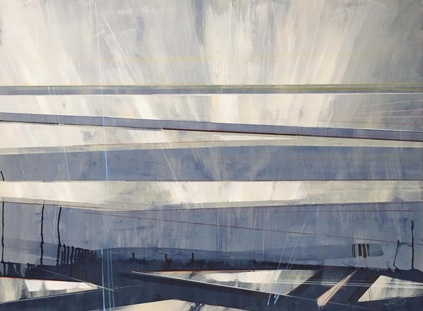 Stephen Frew, "Untitled 2", Mixed Media, 29 3/4" x 40"