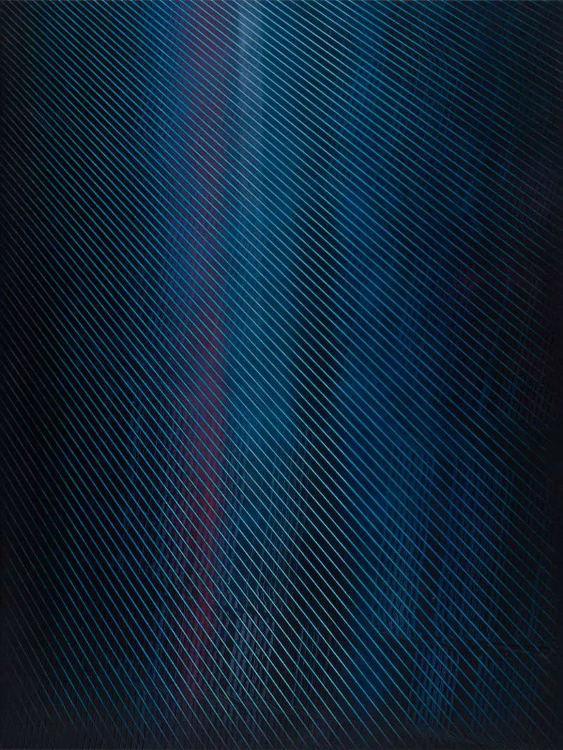 Heterodynamic Rinzai Technocracy Acrylic paints, inks, and spray paint on canvas 64 x 48 inches