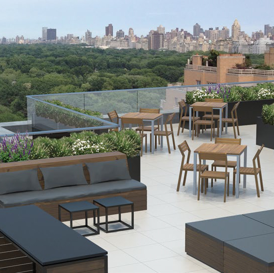 3 COLUMBUS CIRCLE: NYC, TERRACE DESIGN