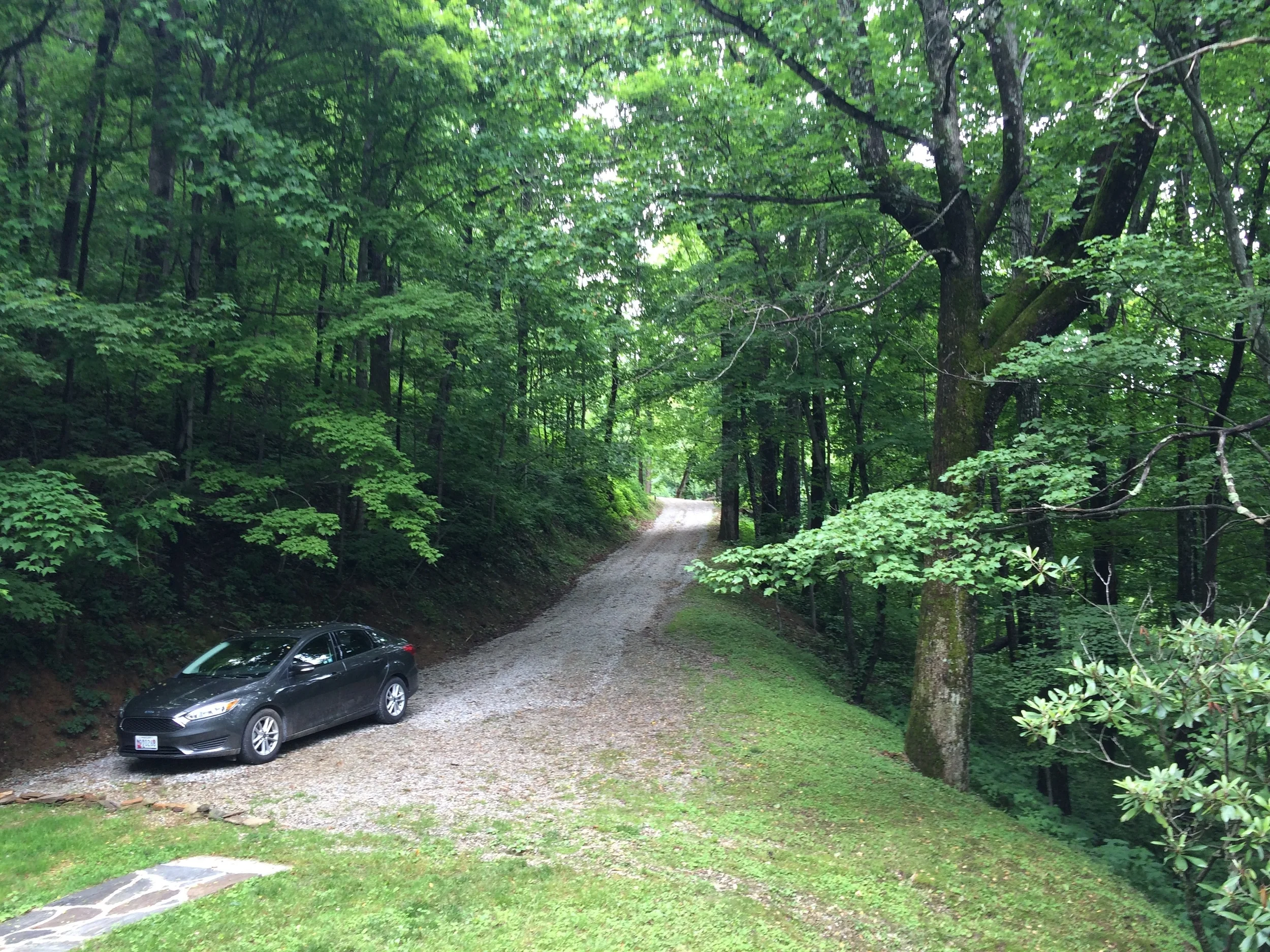My super steep driveway