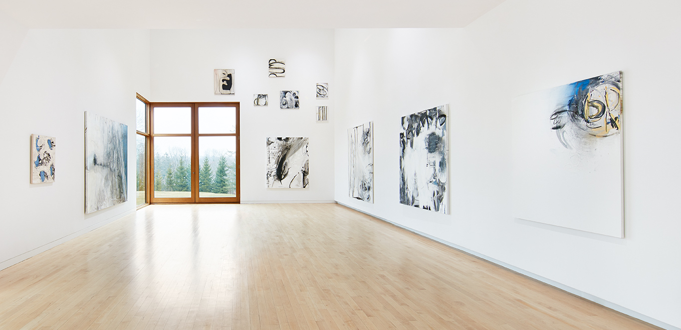  Installation view of  Just Left Feel Right  exhibition, The Aldrich Contemporary Art Museum, 2017 