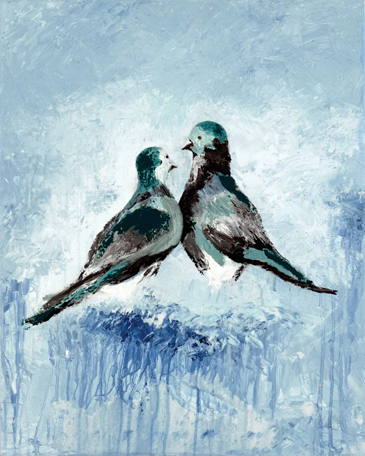 Peace and Love | 30" x 24" | Acrylic on canvas
