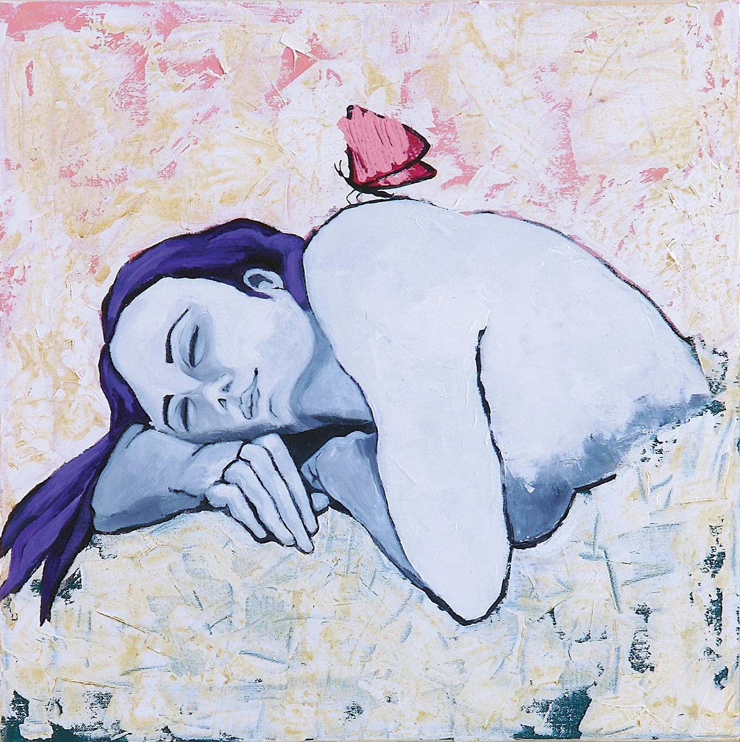 Resting | 20" x 20" | Acrylic on canvas