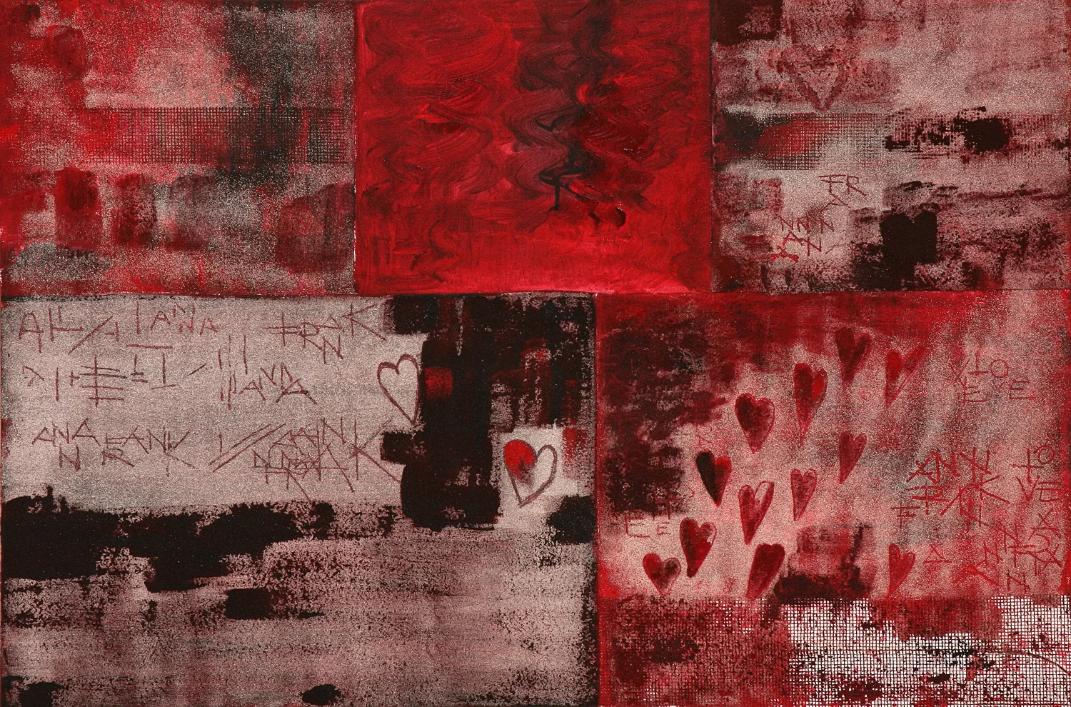 Holocaust | 24" x 36" | Mixed media on canvas