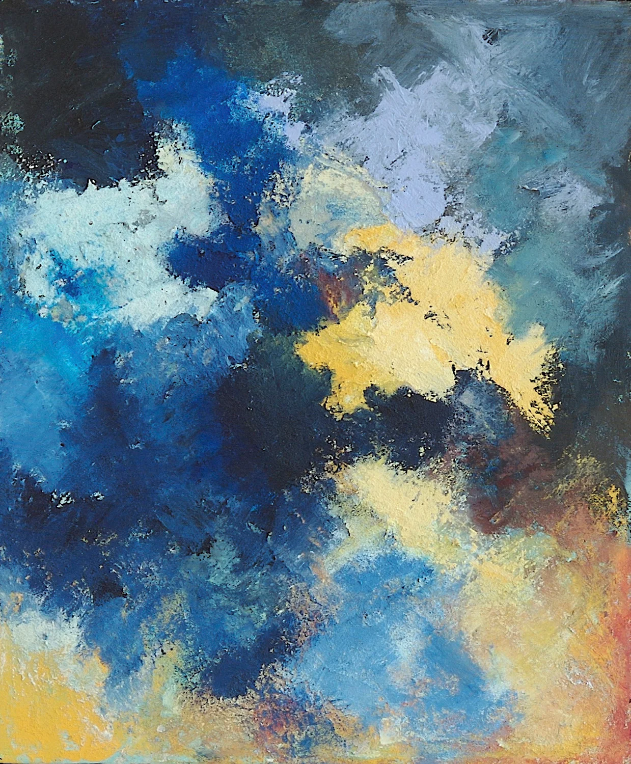 Sky | 24" x 20" | Mixed media on canvas