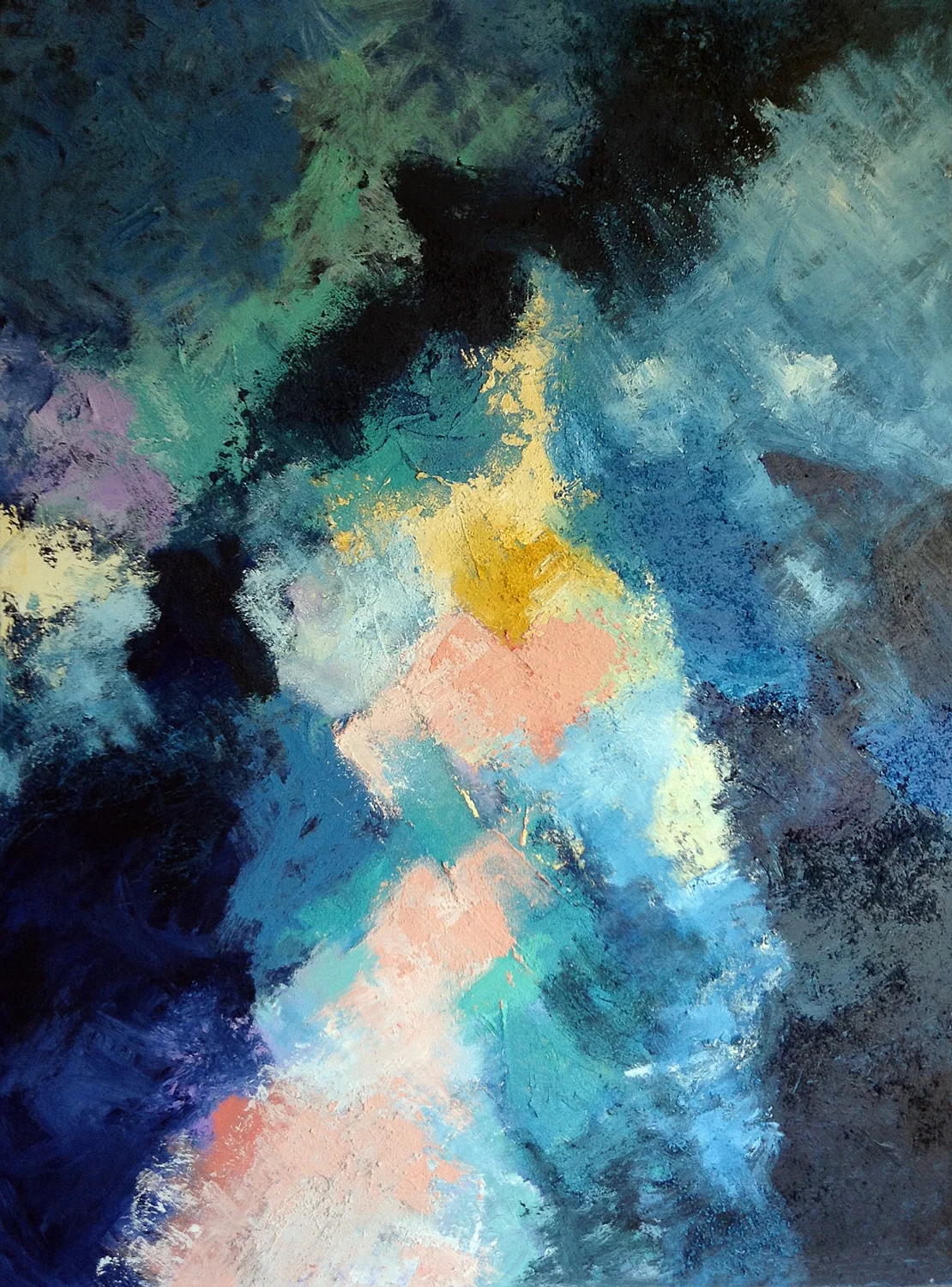 Inspired by the Sky | 40" x 30" | Mixed media on canvas