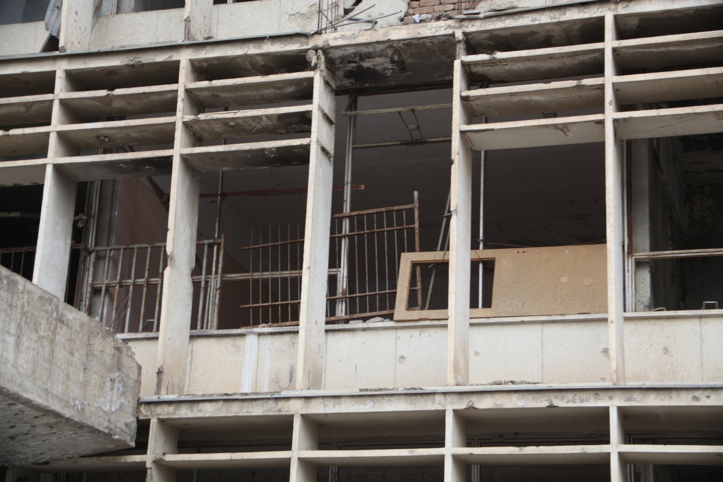   Another Soviet infrastructural project, the Polytechnic University in Kabul is still holding classes despite the fact that its campus was badly damaged when the Taliban took the city. Inside these walls students learn about welding, car repair, and